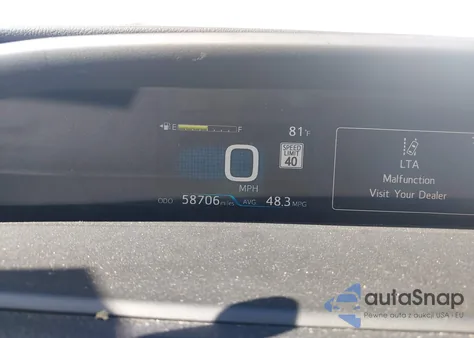 2022 Toyota Prius Le z USA, uszkodzony, nr VIN JTDKAMFU7N3181515